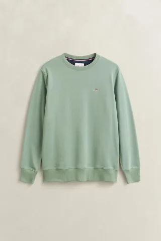 GANT - Shield Rundhals-Sweatshirt Grün - Gr. - XXXL
