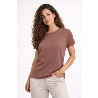 Skratta T-Shirt Shirt Lockeres Shirt Hanf Damen Casual Fit