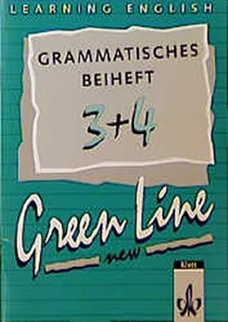 Learning English Green Line New Grammatisches Beiheft - Zu Tl.3 u. 4