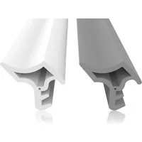 Dikara Profildichtungsband Stahlzargendichtung Dichtband Höhe 14mm Breite 15mm Falz, Antidehnungsfaden, TPE thermoplatisches Elastomer