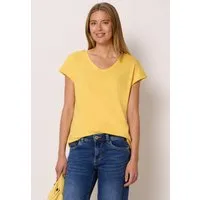 STREET ONE STUDIO V-Shirt im soften Baumwoll-Mix