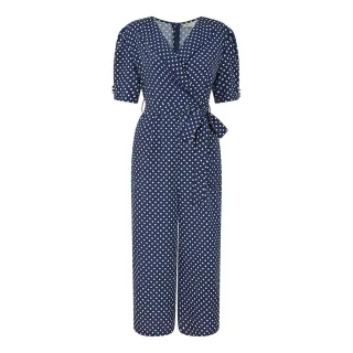 Yumi - Jumpsuit für Damen, leger (Marine)