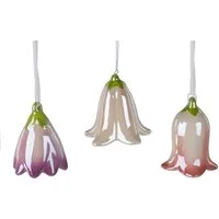 formano Hängedekoration Frühlingszeit, Höhe: 8cm, Farbe: Mehrfarbig, Motiv: Blüten