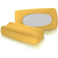 fleuresse Kissenbezüge 2 Stück Jersey Spannbezug für Nackenstützkissen Kissenbezug Vital, (2 Stück)
