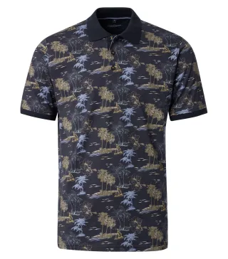 CASAMODA - Polo-Shirt blau - Gr. - M