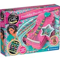 Clementoni® Kreativset Crazy Chic, Freundschafts-Armbänder, Made in Europe