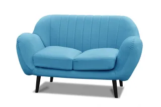 Sofa Designersofa ADAMO 2-Sitzer in diversen Stoff und Farbvarianten