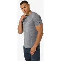 SUPER.NATURAL T-Shirt für Herren, aus Merinowolle M HIKING TEE mit coolem Outdoor Motiv
