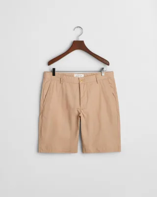 GANT - Relaxed Fit Chinoshorts dark khaki - Gr. - 33