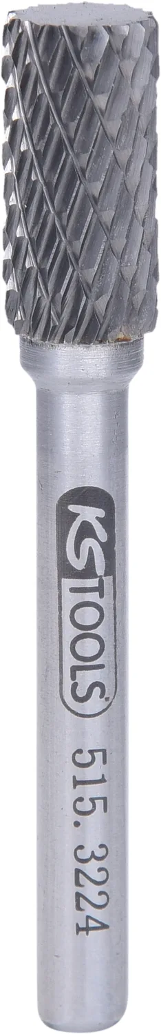 KS Tools HM Zylinder-Frässtift Form A ohne Stirnverzahnung - 515.3224