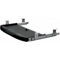 SO-TECH® Computertisch Tastaturauszug für den Schreibtisch, Breite: 550 mm, schwarz, inkl. Ablageschale