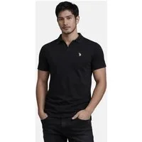 U.S. Polo Assn. Poloshirt USAAce - Herren Shirt aus Baumwolle mit offenem Kragen Modernes Polo Shirt mit offenem Kragen und Logostickerei