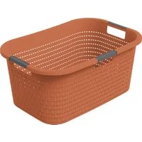 ROTHO Wäschekorb Rotho Wäschekorb Country 40 L coral clay