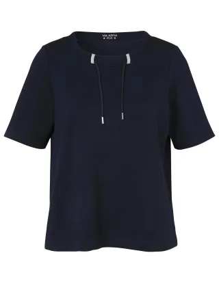 VIA APPIA DUE - Sweatshirt Rundhals 1/2 Arm marine - Gr. - 46
