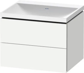 Duravit L-Cube c-shaped Set wandhängend Weiß Matt 600x480x480 mm - LC6950N18180000 LC6950N18180000