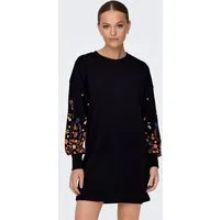 ONLY Sweatkleid ONLBROOKE LS SHORT DRESS FLOWER SWT NOOS