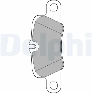 Delphi Bremsbel?ge hinten Porsche 911 Panamera