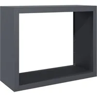 vidaXL Kaminholzregal Brennholzregal Anthrazit 100x40x80 cm Stahl