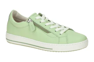 Gabor 86.518.33 FLORENZ Damenschuhe Halbschuhe Sneaker Echtleder Gr?n Pistazie
