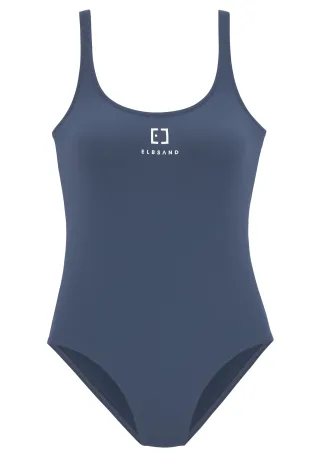 LASCANA - Elbsand LM Badeanzug mit Cup smokeyblue - Gr. - 36A/B