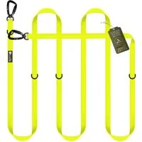 Bluzelle Führleine, Starke PVC Leine, 2 Große Aluminium Karabiner, Umhängeleine Freihändig, Hundeleine 3m Verstellbar Wasserdicht Umhängen, Mittlere & Große Hunde