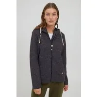 OXMO Kapuzensweatjacke OXFia Sportive Fleecejacke mit Kapuze