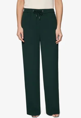 zero - Palazzo-Hose mit elastischem Bund green forest - Gr. - 38