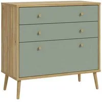 FORTE Kommode in Natural Eiche - 88,8x86,3x41,5cm (BxHxT)