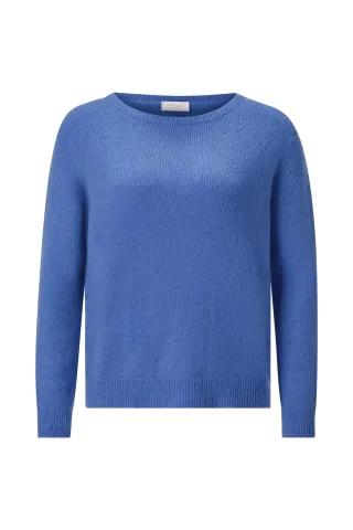 Rich & Royal - Cozy Crew Neck dusty blue - Gr. - XL