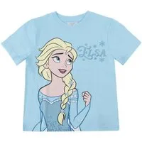 Disney Frozen T-Shirt - Kurzarmshirt Kinder Baumwollshirt Freizeit Sommer Kleidung (1-tlg)