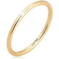 Elli Premium Fingerring Bandring Ehering Trauring Hochzeit 585er Gelbgold