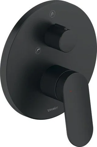 Duravit Wave Einhebel-Wannenmischer Unterputz Schwarz Matt 170x92x193 mm - WA5210012046 WA5210012046