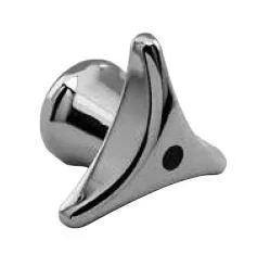 Kaja Metall-3-kant-Griff mit 1/2" Haube,, Markierung rot chrom, 00083-C 00083-C