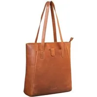 Benthill Shopper Damen Echt Leder Umhängetasche Handtasche Schultertasche Vintage Tasch, Reißverschlussfach