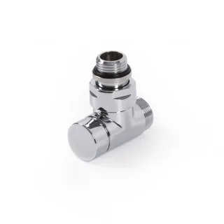 Terma Absperr-Eckventil CYLINDER GZ 1/2"-GZ 24-19 , TGZOCR013, Chrom TGZOCR013