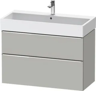 Duravit D-Neo Waschtischunterbau wandhängend Betongrau Matt 984x442x625 mm - DE4374010070000 DE4374010070000