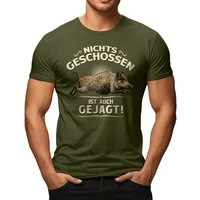 RAHMENLOS® T-Shirt für den entspannten Jäger: Nichts geschossen ist auch gejagt!