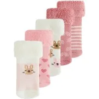 Next Basicsocken Baby-Frotteesocken mit Rollbündchen, 5er-Pack (5-Paar)