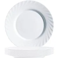 Arcoroc Speiseteller Arcoroc Trianon White Teller flach 27.3 cm 6er Set