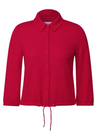 CECIL - Leichte Crepe Jacke glazed apple red - Gr. - L