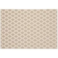 DomDeco Outdoorteppich In- & Outdoor Teppich UMAR, Serie "Noma", Creme-Beige, 120 x 170 cm, Rechteckig, Wetterfest & UV-beständig, schimmelresistent