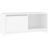 vidaXL TV-Schrank TV-Schrank Weiß 90x35x40 cm Holzwerkstoff (1-St)