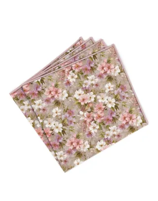 mr. célestin - Einstecktuch mit Muster - Hillside braun/pink - Gr. - OS