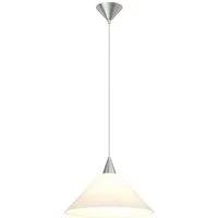 Lindby Hängeleuchte Petra, Glas Weiß IP20, 1 x 60 W