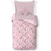 Disney Kinderbettwäsche Disney Princess Pink, Linon, 2 teilig, 100% Baumwolle