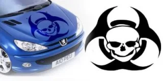 Autoaufkleber für die Motorhaube "Aufkleber dangerous minds"