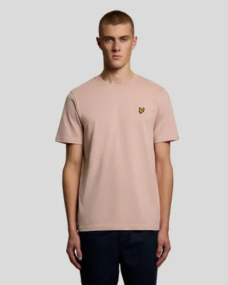 Baumwoll-T-Shirt mit Rundhalsausschnitt
