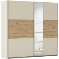 OTTO home Kleiderschrank Mehrzweckschrank Aktenschrank Möbel Mietswohnung TOPSELLER ASTANA (3 Ausstattungen BASIC/CLASSIC/PREMIUM (inkl. SOFT-CLOSE-FUNKTION) mit 3 Spiegelelementen, Metallgriffleisten alufarbig MADE IN GERMANY