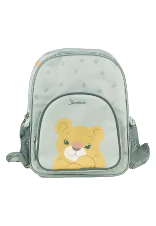 Sterntaler Kinderrucksack mit Kühlfunktion Löwe Leo steingrau