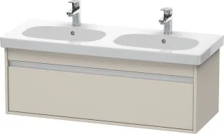 Duravit Ketho Waschtischunterbau wandhängend Taupe Matt 1150x455x410 mm - KT666909191 KT666909191